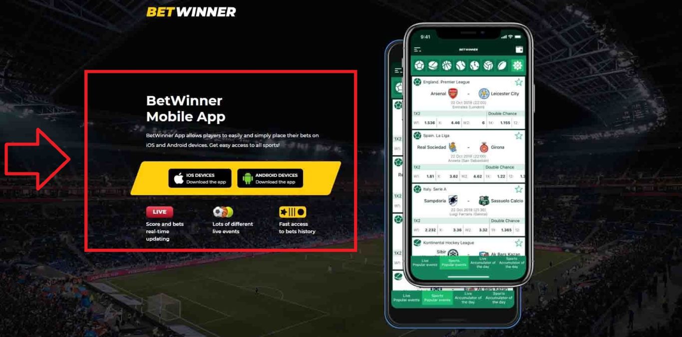 download Betwinner App for iPhone