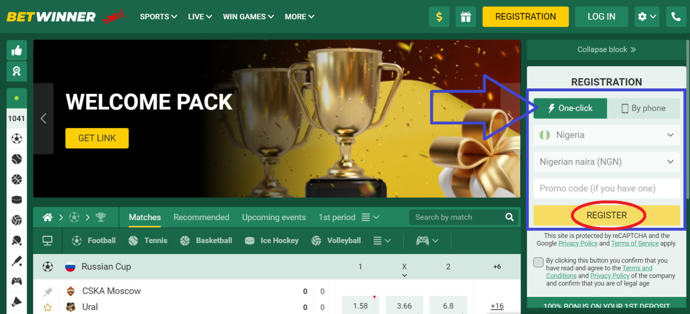 Betswinner Nigeria's official website review