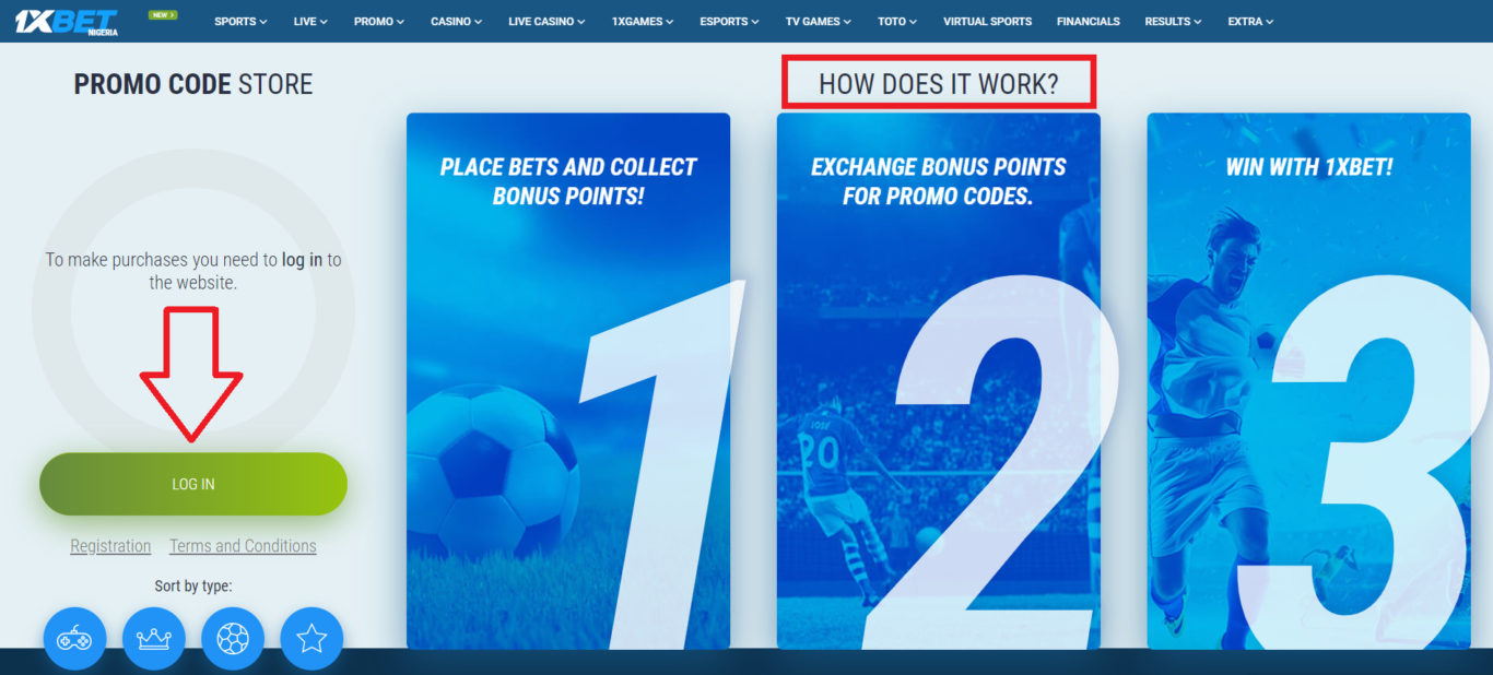 How to use a 1xBet promo code